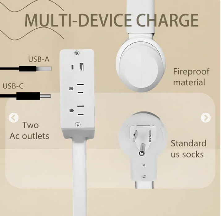 Power Strip Extender Home Convenient
