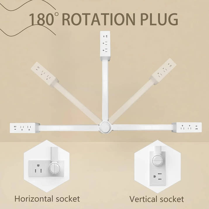 Power Strip Extender Home Convenient