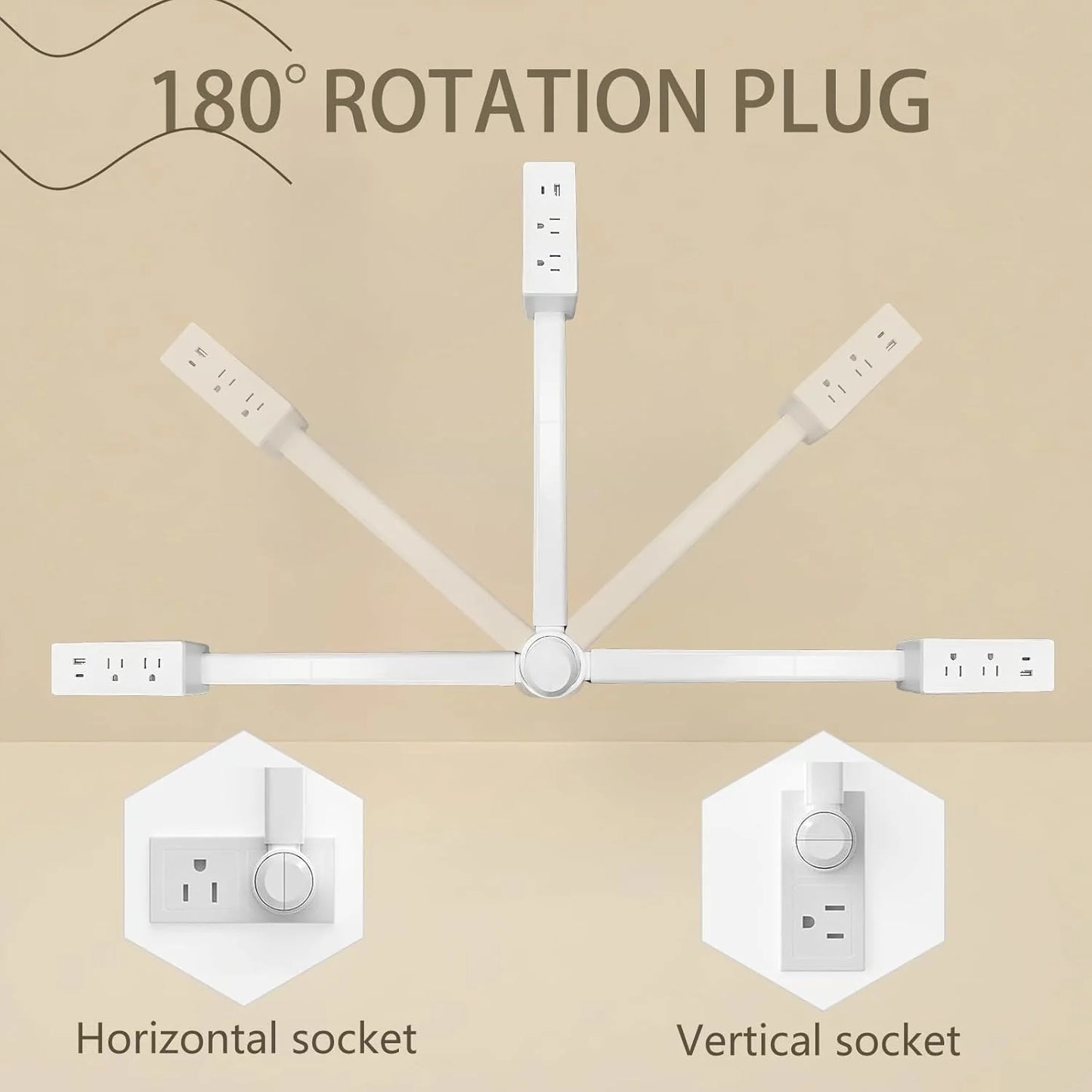 Power Strip Extender Home Convenient
